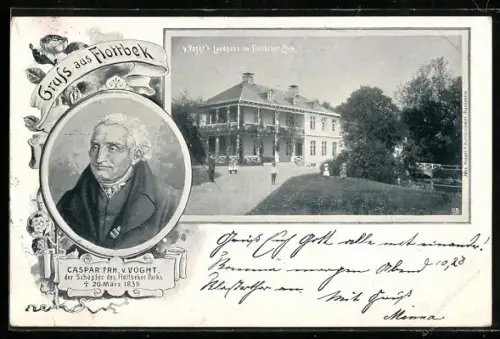 AK Flottbeck, Caspar Frh. v. Voght, Voght`s Landhaus