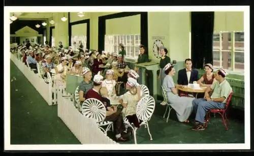 AK Reklame Kellogg`s, Tour der Fabrik