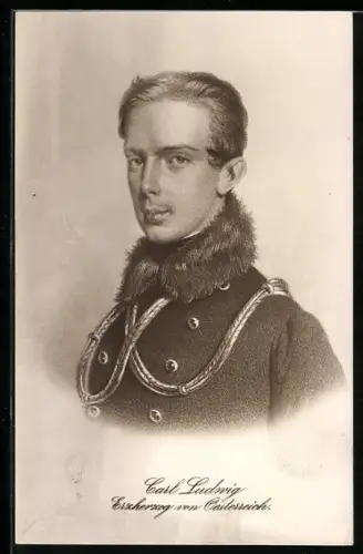 AK Porträt Carl Ludwig Erzherzog von Österreich