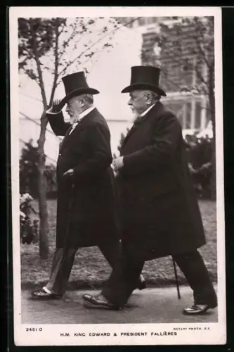 AK H. M. Edward von England & President Fallières