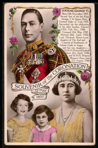 AK Coronation of King George VI and Queen Mary 1937