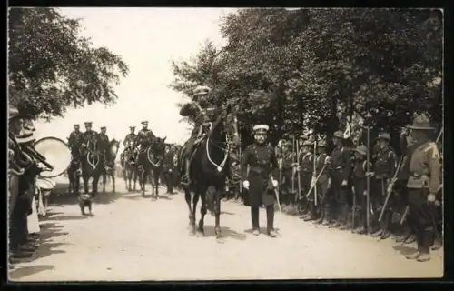 AK Georg V. von England zu Pferde