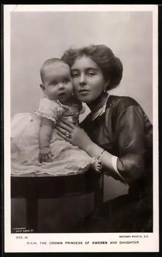 AK the Crown Princess of Sweden and her Daughter Ingrid