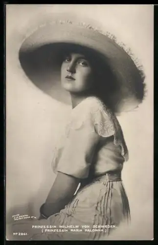 AK Prinzessin Wilhelm von Schweden (Prinzessin Maria Pawlowna)