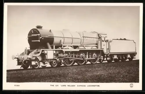 AK The S.R. Lord Nelson Express Locomotive, englische Eisenbahn