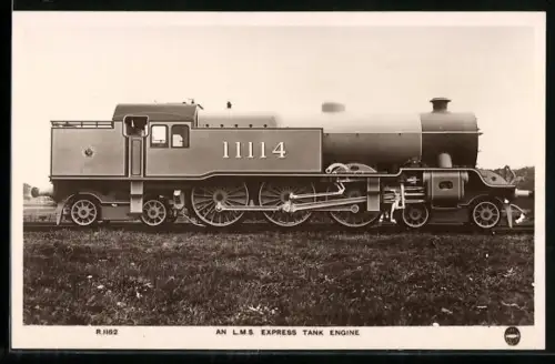 AK An L.M.S. Express Tank Engine, Lok No. 11114, englische Eisenbahn