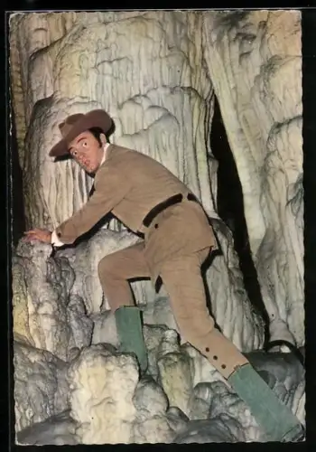 AK Karl May Film Winnetou 2. Teil, Schauspieler Eddi Arent