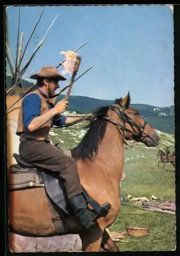 AK Karl May, Szene aus Winnetou