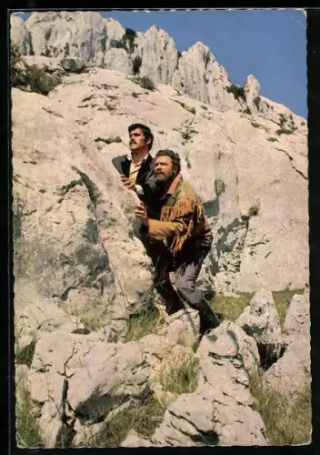 AK Winnetou I. Teil, Mario Adorf, Santer und seine Bande suchen noch immer das Gold...