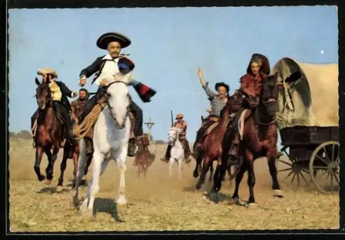 AK Filmszene aus Winnetou