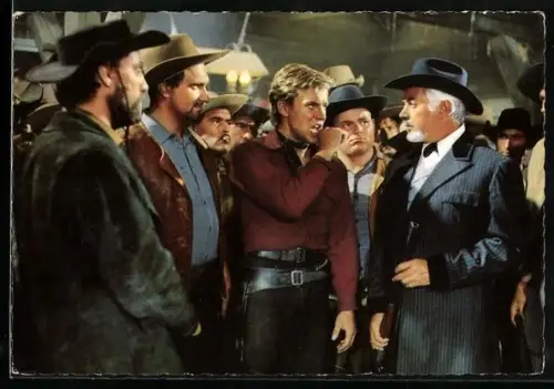 AK Szene aus Unter Geiern, Karl May