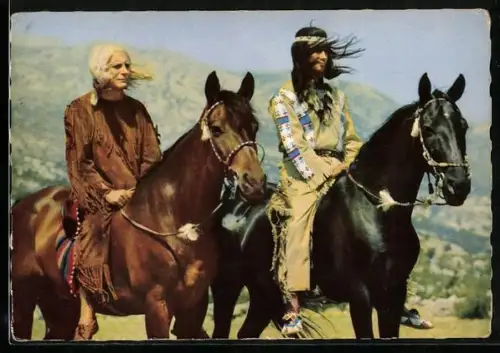AK Karl May, Pierre Brice in Winnetou I.