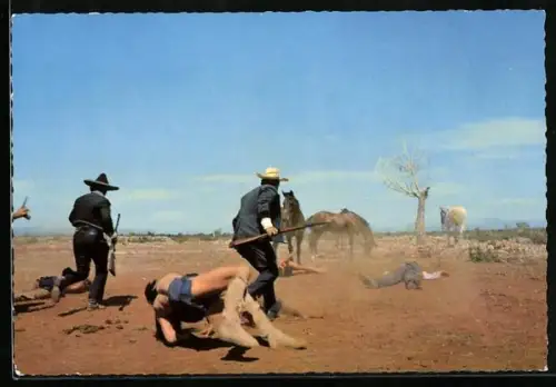 AK Winnetou Teil I, Filmszene