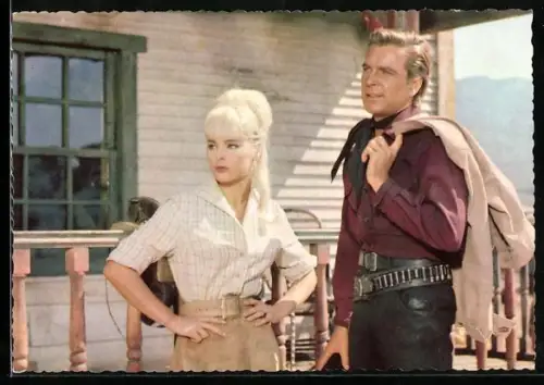 AK Unter Geiern - Elke Sommer und Götz George