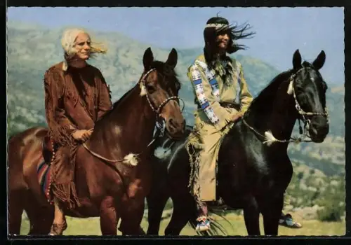 AK Karl May, Pierre Brice in Winnetou I.