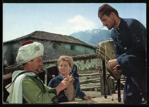 AK Filmszene aus Karl Mays Der Schut