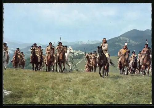 AK Winnetou Teil I, Filmszene