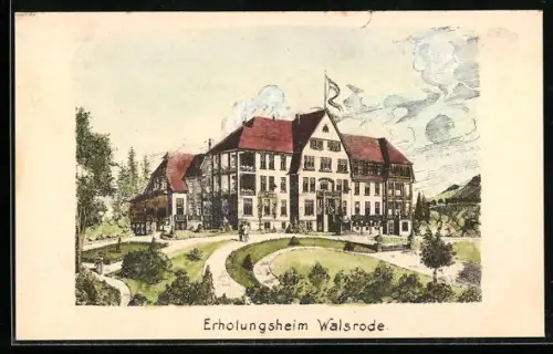 AK Walsrode, Erholungsheim des Kaufmännischen Vereins