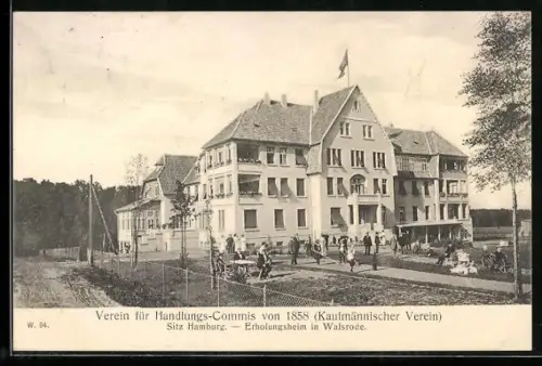 AK Walsrode, Erholungsheim Verein für Handlungs-Commis von 1858 (Kaufmännischer Verein)