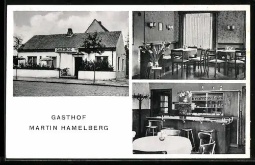 AK Bethen /Aller, Gasthof Martin Hamelberg, Inh. Martin Hamelberg, Gastraum, Schankraum