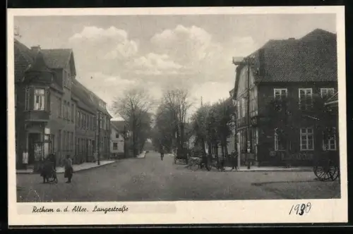 AK Rethem a. d. Aller, Langestrasse