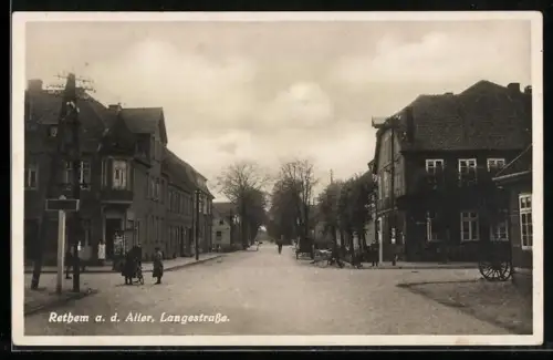 AK Rethem a. d. Aller, Langestrasse
