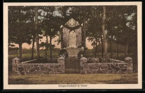 AK Heber, Krieger-Denkmal