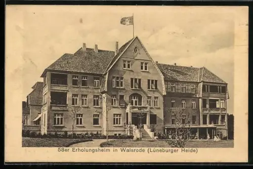 AK Walsrode /Lüneburger Heide, 58er Erholungsheim