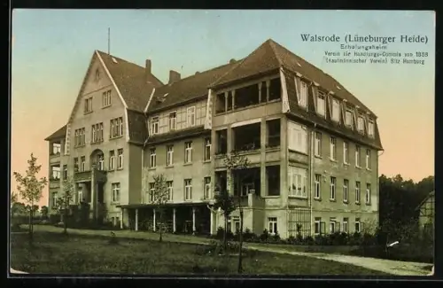 AK Walsrode /Lüneburger Heide, Erholungsheim Verein für Handlungs-Commis von 1858