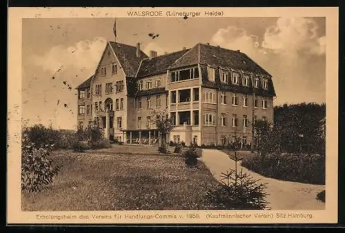 AK Walsrode /Lüneburger Heide, Erholungsheim des Vereins für Handlungs-Commis v. 1886