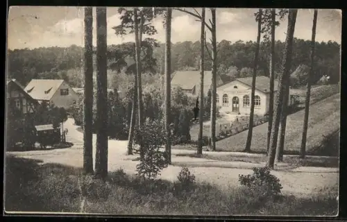 AK Neue Hütte b. Eberswalde, Restaurant Waldeslust, Bes. E. Grau