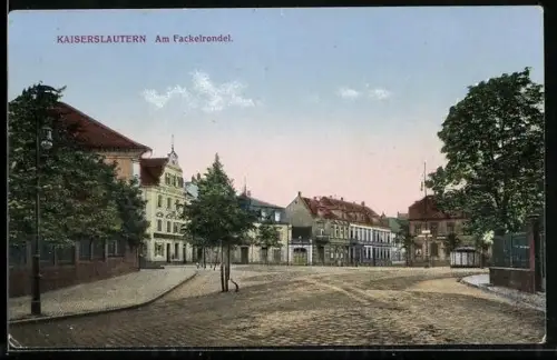 AK Kaiserslautern, Strassenpartie Am Fackelrondel