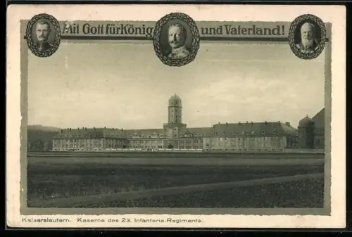 AK Kaiserslautern, Kaserne des 23. Infanterie-Regiments