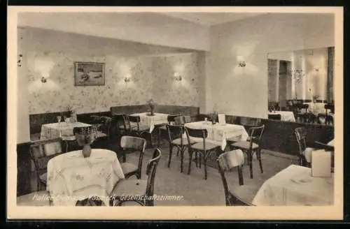 AK Pössneck, Kaffee Dittmann, Gesellschaftszimmer
