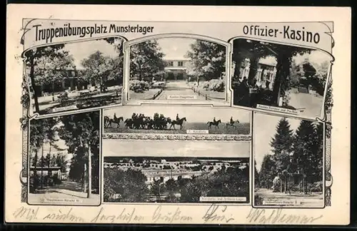 AK Munsterlager, Truppenübungsplatz, Offizier-Kasino, Kasernen, Reitübungen