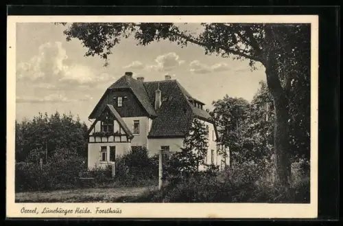 AK Oerrel /Lüneburger Heide, Forsthaus