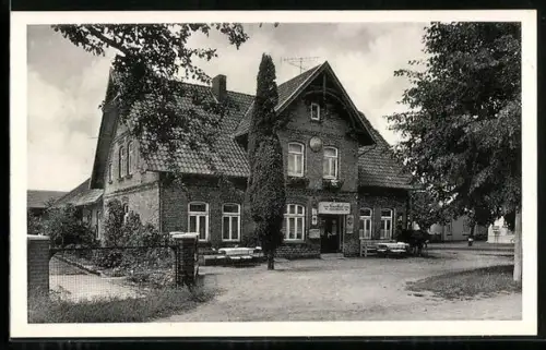 AK Nindorf-Visselhövede /Rotenburg, Gasthaus Zum Paterbusch, Inh. Heinrich Benike