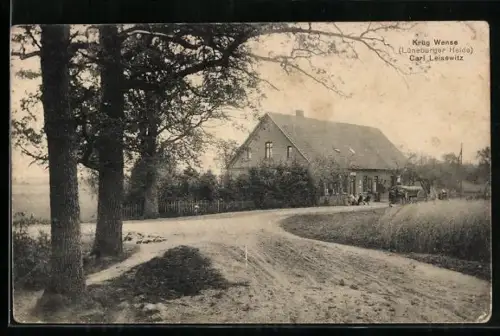 AK Hermannsburg /Kr. Celle, Lüneburger Heide, Bahnhof
