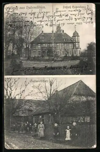 AK Hudemühlen, Schloss Hohenberg, Gastwirtschaft