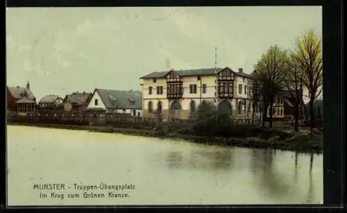 AK Munster, Truppen-Übungsplatz, Im Krug zum Grünen Kranze