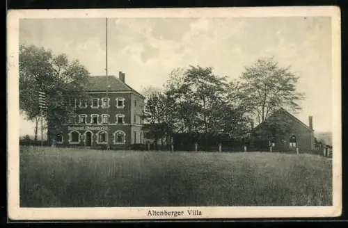 AK Nürnberg, Gasthof Altenberger Villa, Bes. Gottfried Bäuerlein