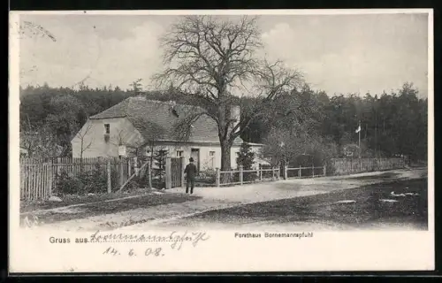 AK Eberswalde, Forsthaus Bornemannspfuhl