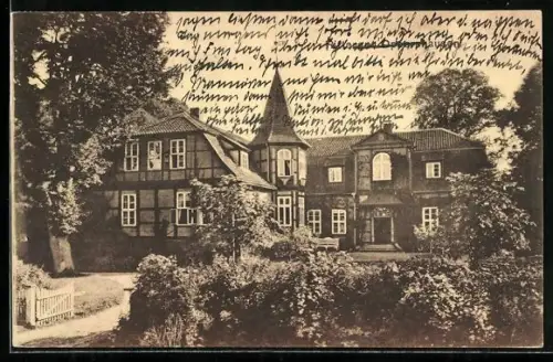 AK Wienhausen, Blick auf die Klostergebäude