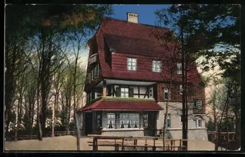 AK Dransfeld, Berggasthaus auf dem Hohenhagen, Besitzer Wilhelm Bühre