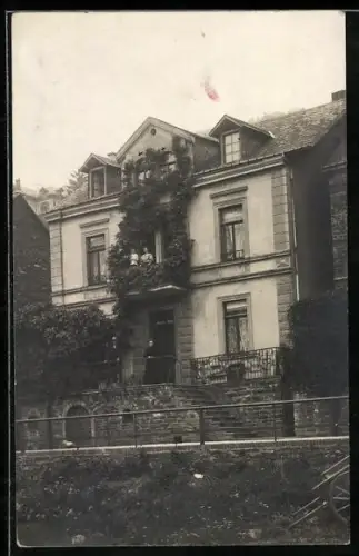 Foto-AK Cochem, Rhein-Villa, Wilhelm Busch