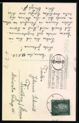 AK Essen, Zeche Victoria Mathias mit Hochöfen