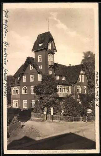 AK Braunlage /Harz, Villa Askania, Bes. A. Richter