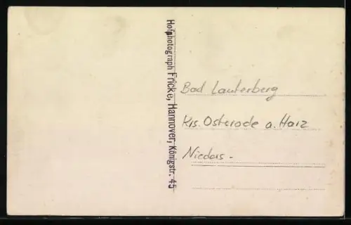 Foto-AK Bad Lauterberg /Osterode, Badejubiläum 1914, Festzug an der Wurstfabrik Karl Lauenstein