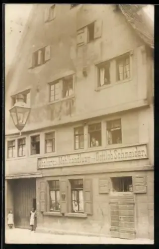 Foto-AK Eppingen, Bäckerei Gottlob Schneider