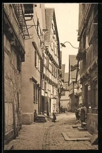 AK Schorndorf / Württ., Strasse Spanische Küste